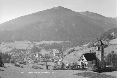 St. Ursula Kirche in Steinach am Brenner ca. 1954 | © Sammlung-Rhomberg_Vorarlberger-Landesbibliothek
