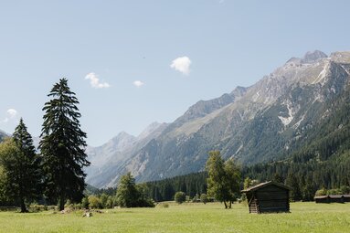Beautiful view of the Gschnitztal Valley